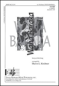 Wana Baraka SSATBB choral sheet music cover Thumbnail